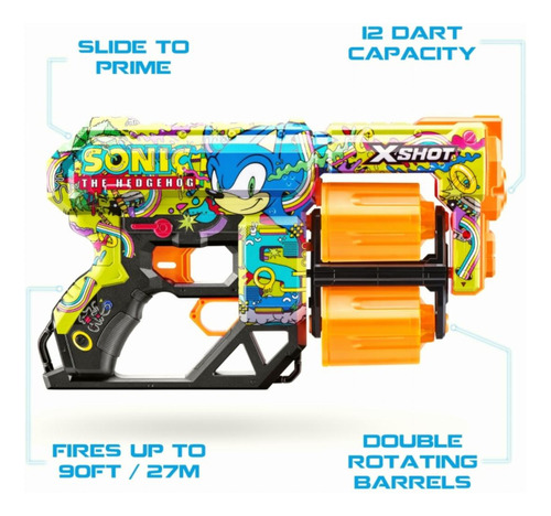 X-shot-skins-series 1-dread (24 Darts) Sonic Hyper Spike