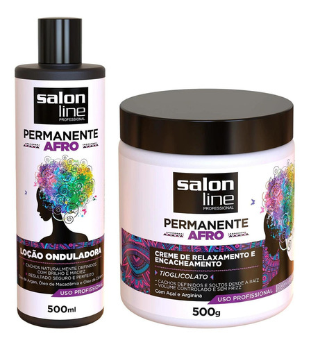 Kit Permanente Afro Salon Line