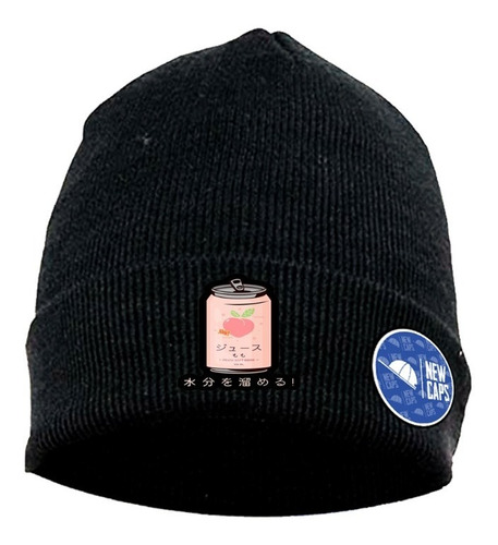 Gorro Lana Peach Drink Lata Japon Manga #a28