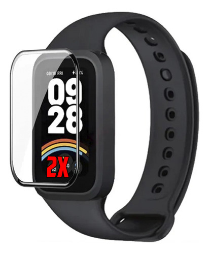 Película 3d P/ Xiaomi Smart Mi Band 9 Active Kit 2 Unidades