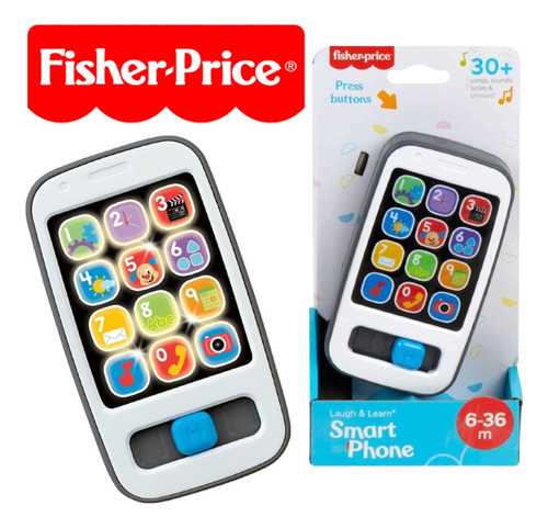 Celular Fisher Price Smart Phone Juguete Para Bebe