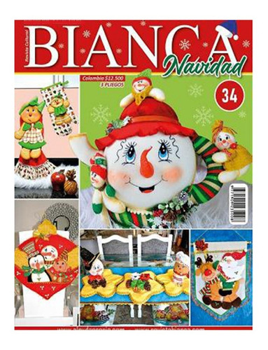 Revista Bianca #12 / Navidad 34 / Moldes Y Patronaje