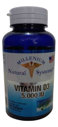 Vitamina D3 5000 Iu Natural Syste - Unidad a $40000