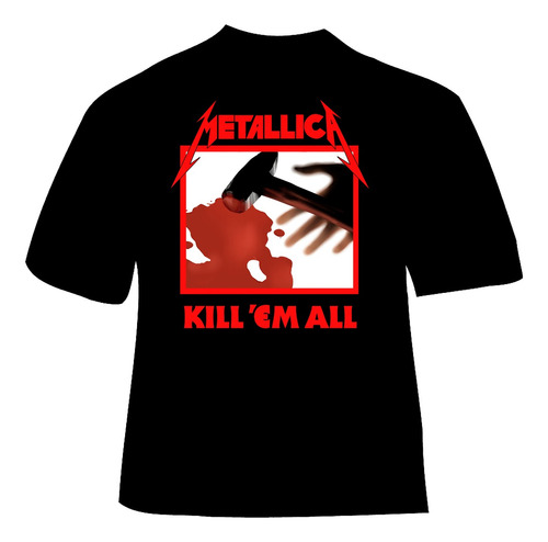 Polera Metallica - Ver 35 - Kill 'em All