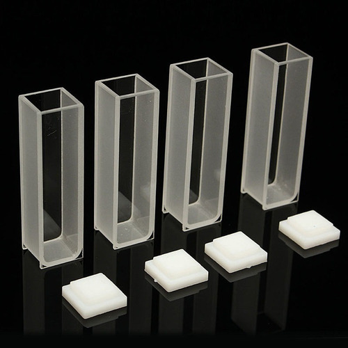 4 Celdas De Cubo Visibles De 3,5 Ml, 10 Mm, Cuarzo/vidrio