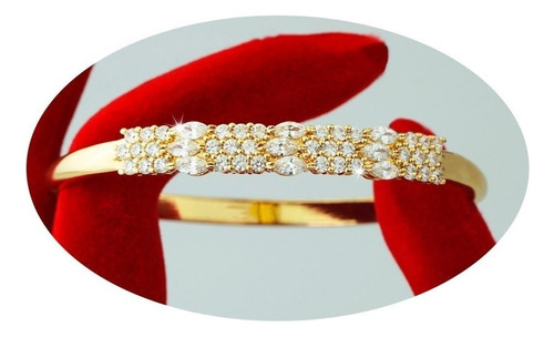 Pulsera Brazalete Oro 18k Mujer Dama Elegante Regalo Mama