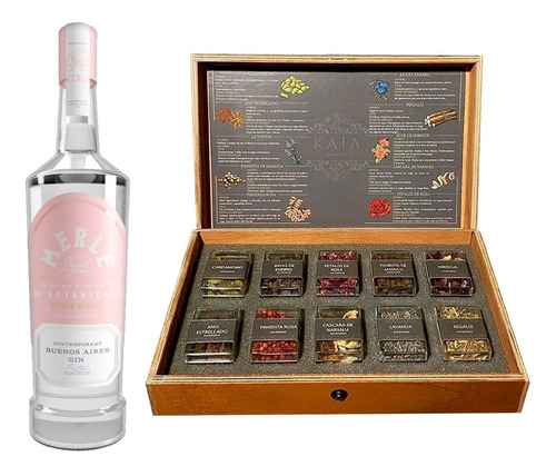 Gin Merle 750ml + Estuche Mixologia Botanica Gin Kaia