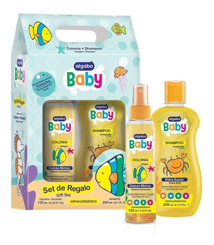 Combo Baby Colonia 125ml + Shampoo 200ml Algabo