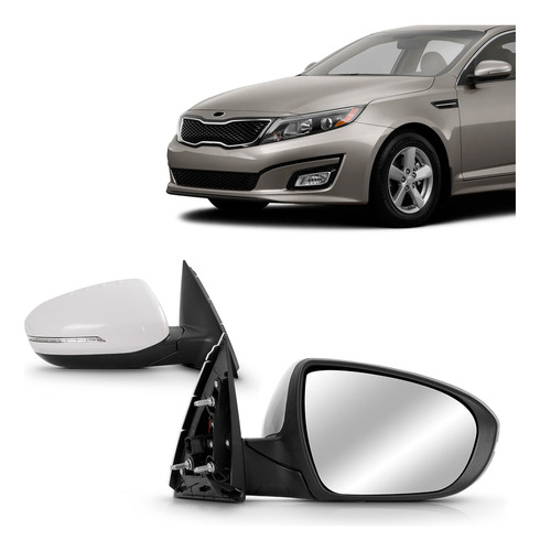 Retrovisor Optima 2012 2013 2014 2015 2016 Com Pisca Ld