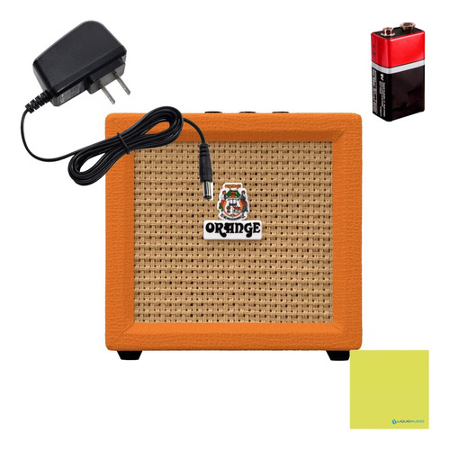 Orange Amps Crush Mini 3w Guitar Combo Amplificador Bundle .