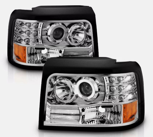 Opticas Led Compatibles Con Marca Ford F150 F250 Lupa Angel