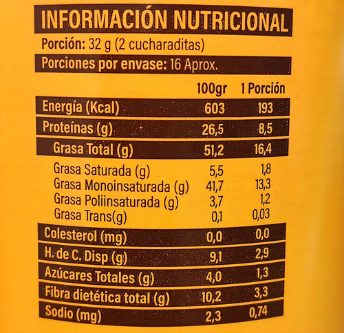 Pasta De Maní Tostado 100% Natural 500grs (libre De Sellos)