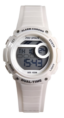 Reloj Okusai Pro Space Dama Dd-bg.105-7a Sumergible Blanco Blanco Blanco