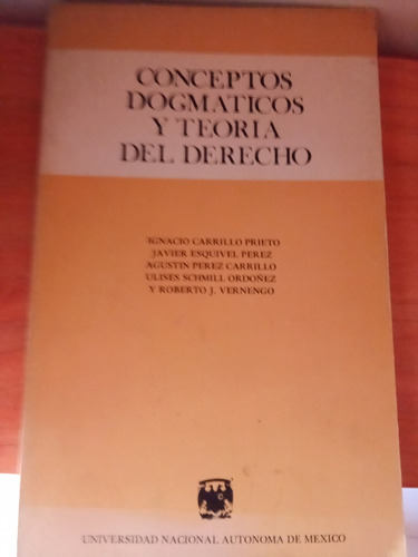 Conceptos Dogmáticos Y Teoría Del Derecho - Ignacio Carrillo