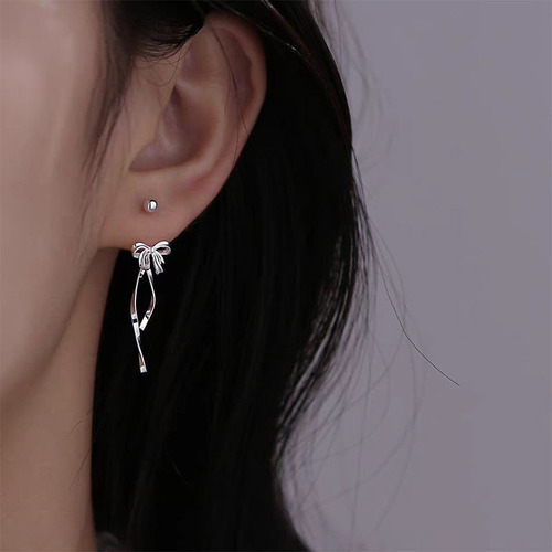 Aretes Mariposa Listón S925 Otoño Invierno