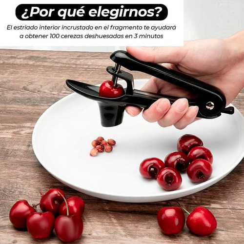 U Chef Deshuesador De Cerezas Acero Inoxidable Manual