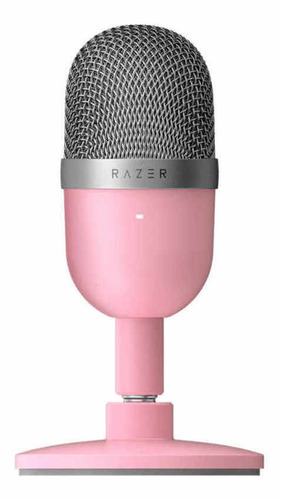 Microfono Mini Razer Seiren Streaming Rosa