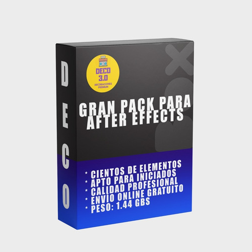 Pack After Effects Títulos, Partículas, Producción De Videos