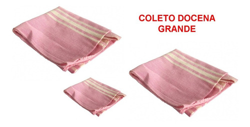 Coleto 3 Rayas Grande 67cmx 50cm Por Docena