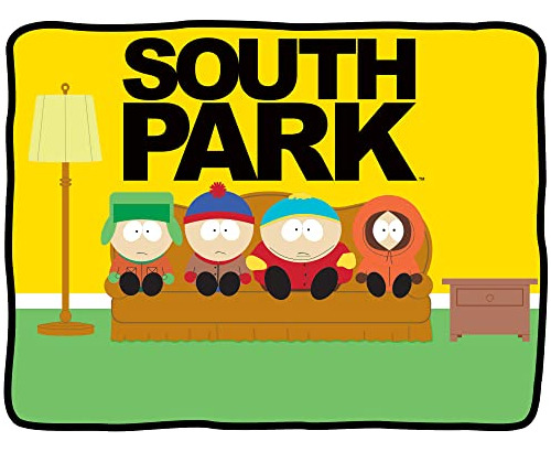 Manta De Felpa South Park - Oficial - 45 X 60