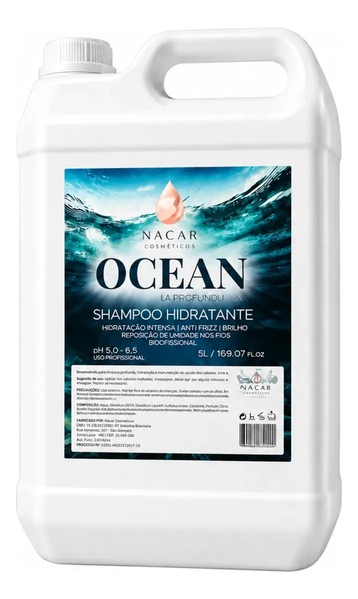 Shampoo Perolado Para Salão Lavatorio Profissional 5 L