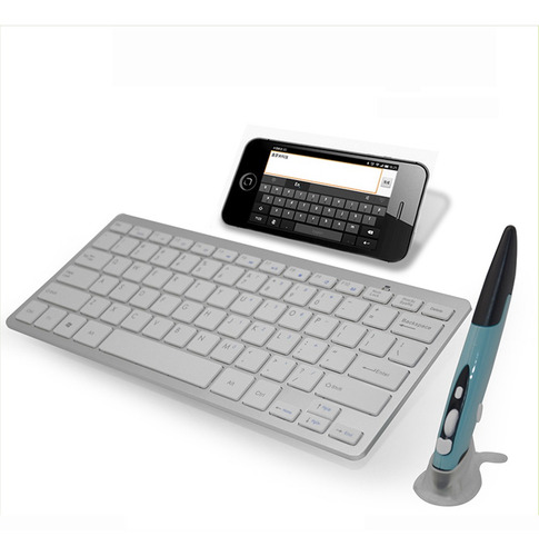 2.4g Teclado Sem Fio E Mouse Combo Caneta De Toque Rato