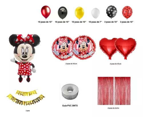 Kit de arco de guirnalda de globos de Mickey y Minnie Diferentes
