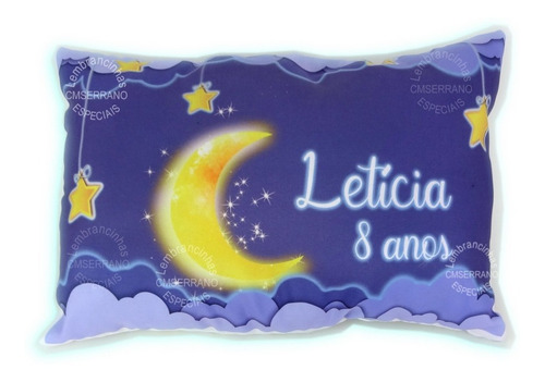 10 Lembrancinha Almofada Personalizada 20x15 Embalagem Tag