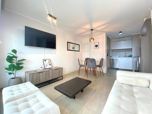 Arriendo Amoblado Depto Costa De Montemar 2d-1b/ Concón
