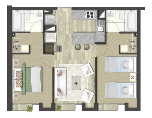Departamento En Pleno Centro