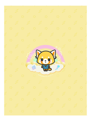 Poster Papel Fotografico Kawaii Aggretsuko Karaoke 40x80