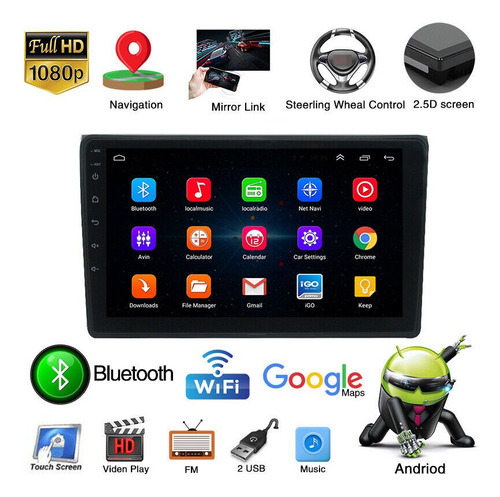 Pantalla Audi A4 2002-2008 Carplay Estereo 4+64 Android 14