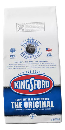 Brisquetas De Carbón Kingsford Original 16lbs