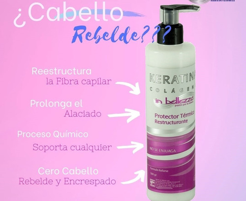 Tratamiento Reestructurante Colageno Y Keratina In Bellezza