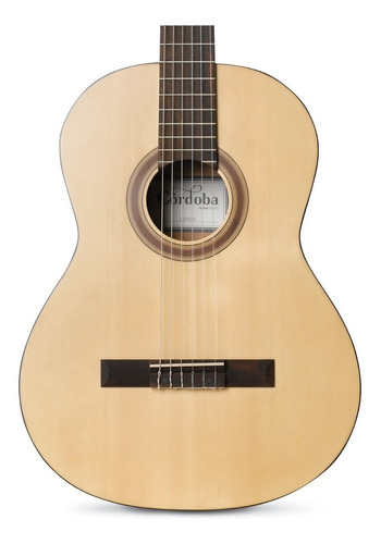 Guitarra Clasica Cordoba Cp100 Nylon Con Funda Y Afinador Color Natural Material del diapasón Rosewood Orientación de la mano Derecha