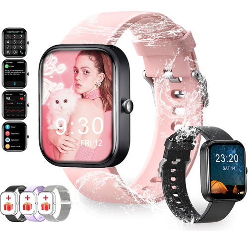 Smartwatch 2'' Reloj Inteligente Bt Llamada, Voz Inteligente