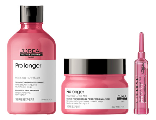 Shampoo + Máscara + Concentrado Prolonger Loreal Pro