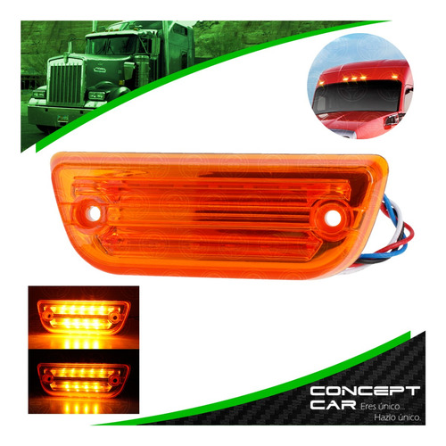 Plafon 9 Led Lateral Kenworth Kw T680 3 Funciones Camion F1