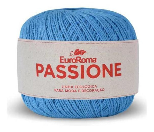 Linha Passione Nº3 Euroroma Crochê / Trico / Amigurumi Azul