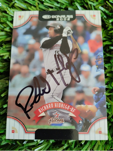 2002 Donruss Richard Hidalgo #76 Autografiada 