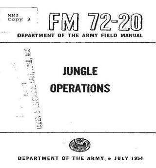 Libro Fm 72-20 Jungle Operations, By United States. Depar...