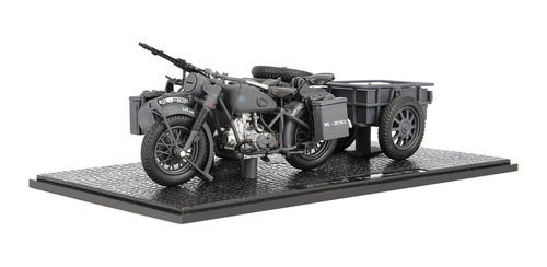 1/24 Motorrad Beiwagen Diecast Segunda Guerra Mundial R75 Pa