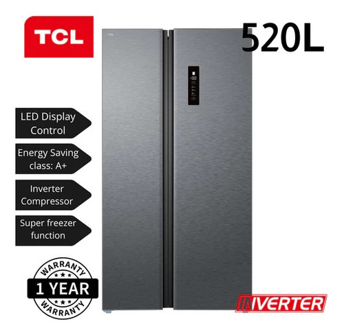 Refrigerador Side By Side Tcl P520sbs /17pc