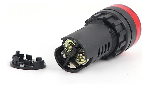 Zumbador Led Flash Rojo 127v Indicador Lampara Buzzer 110v