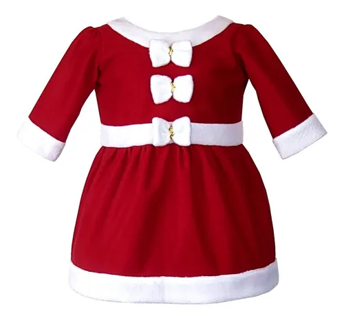 Galantería patrimonio agitación Vestido De Santa Claus Para Nina | MercadoLibre 📦