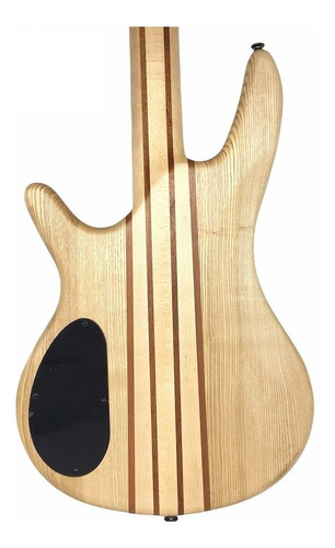 Bajo Eléctrico Con Funda Midland Heb-900p Neck-through