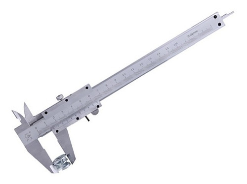 Imagen 2 de 2 de Calibrador Pie Rey 0/150mm Medidas Metálico Con Estuche