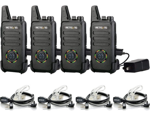 Rt22s 2 Way Radios Walkie Talkies Recargables Auricular...