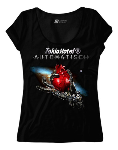Remera Mujer Tokio Hotel Automatisch 7 Algodon Premium Dtg
