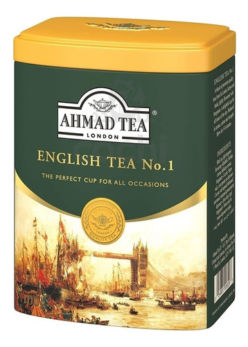 Te Ahmad English Tea No.1 Lata 100grs En Hebras